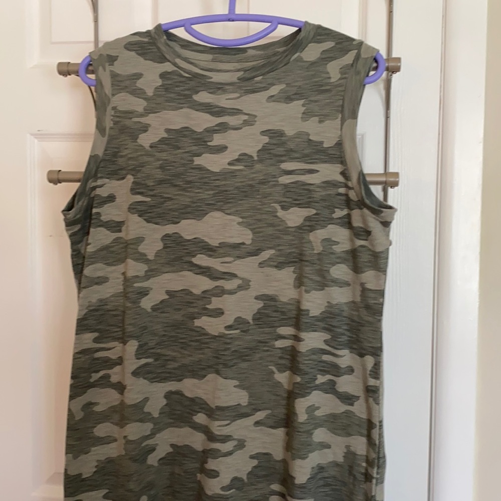 Camo midi dress. New with tags!